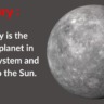 Smallest planet in the solar system, Mercury.